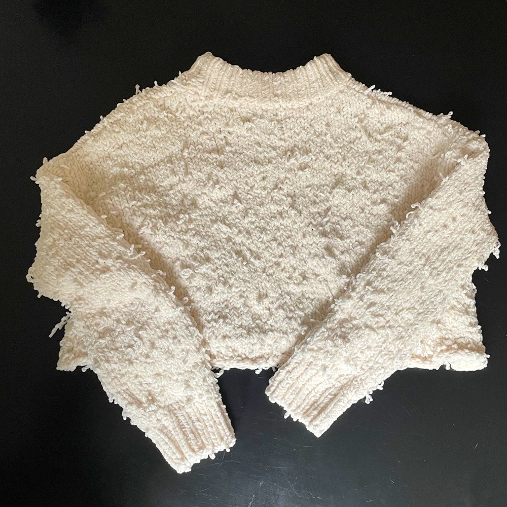 Urban Outfitters Cropped White Sweater